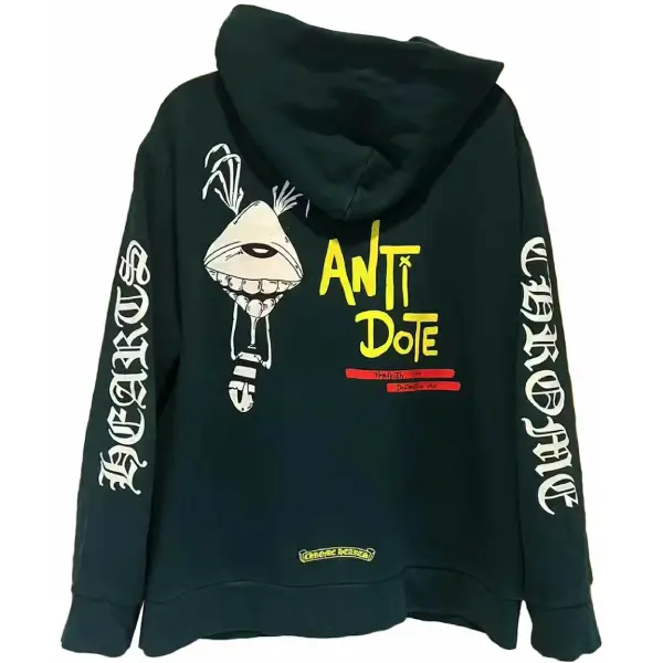 Chrome Hearts Antidote Dagger Zip Hoodie Green Chrome Hearts Antidote Dagger Zip Hoodie Green