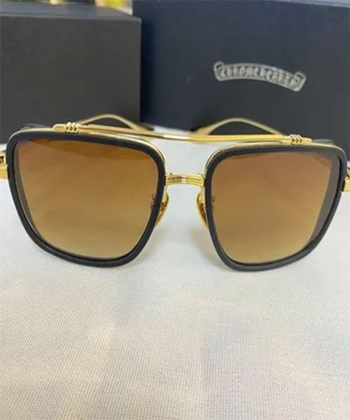 Chrome Hearts Cross — Classic Black Square Frame Luxury Sunglasses Chrome Hearts Cross — Classic Black Square Frame Luxury Sunglasses