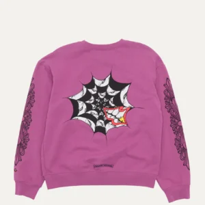 Chrome Hearts Matty Boy Spider Web Crewneck Sweatshirt