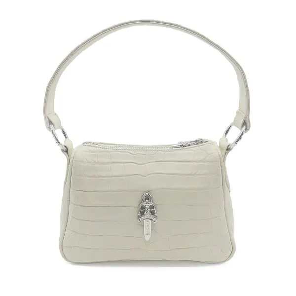 Chrome Hearts White Alligator Leather Nugget Bag Chrome Hearts White Alligator Leather Nugget Bag